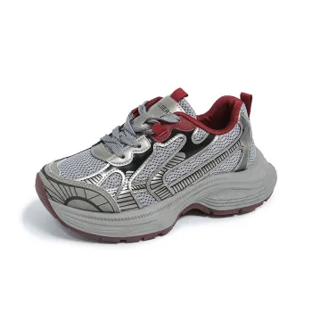 BINGO DUCK Breathable Mid Top Chunky Sneakers Women's