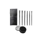 Black 6 Pcs Eye Shadow Brush+Storage Bag+Brush Case