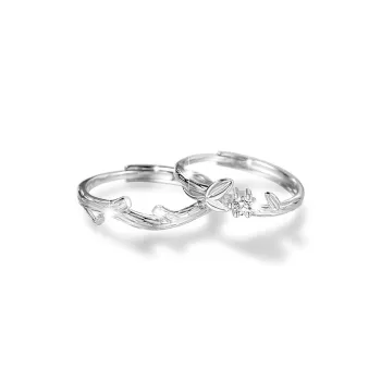 PHOENIXSILY 925 Sterling Silver Rings Unisex