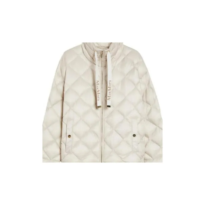 MaxMara Pisoft Padded Zip Up Drawstring Jacket-4