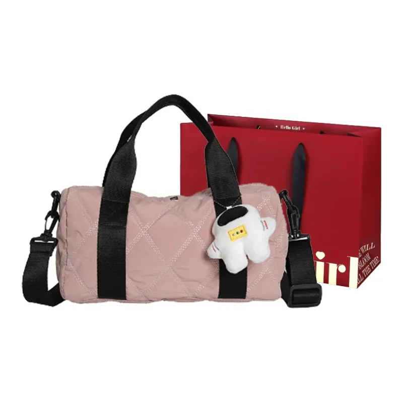 GOX Nylon Shoulder Bag, Crossbody Bag, Handbag Regular Women's White/Khaki/Green/Pink-23