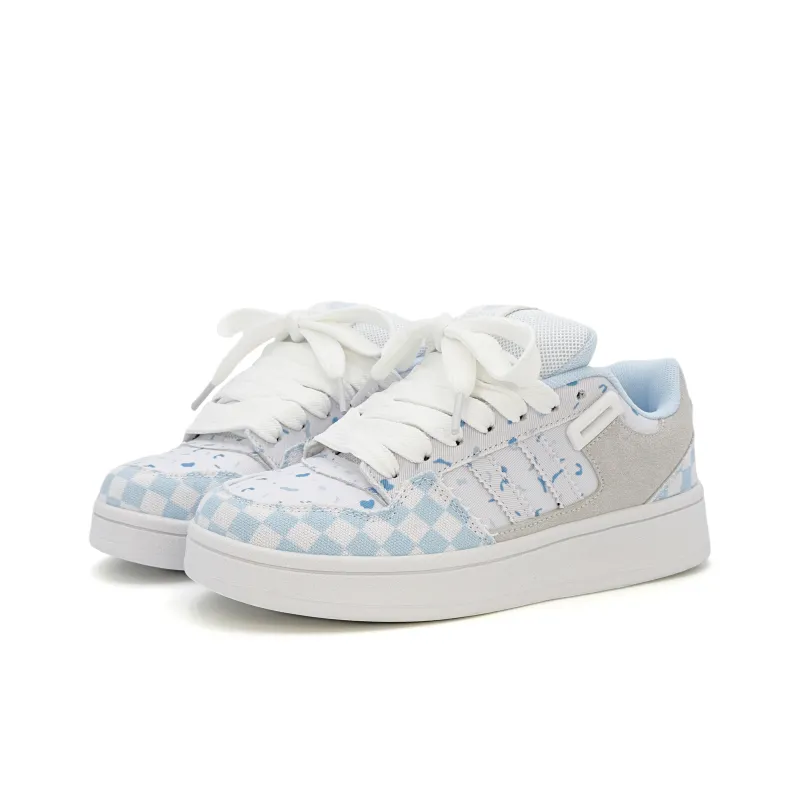 FULLXUAN Low Top Skateboard Shoes Women's Blueberry-3