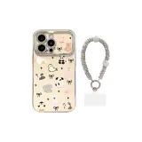 Electroplated Full-View Window-Silver[Full Screen Animal Black Thread Bowknot+Bracelet]