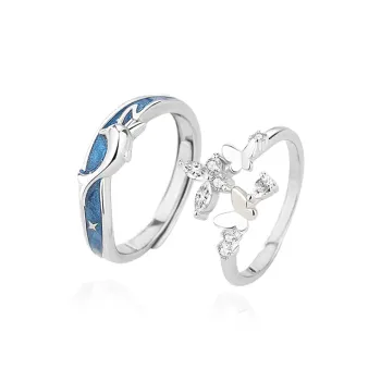 Chongqing Gold Store S925 Silver Rings Unisex