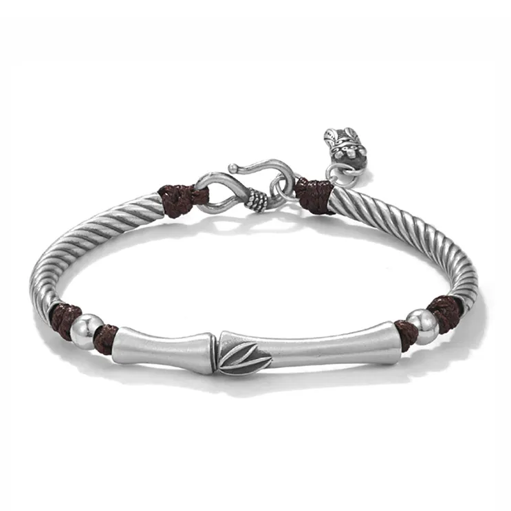 CHINA GOLD 999 Fine Silver Bracelets Unisex-0