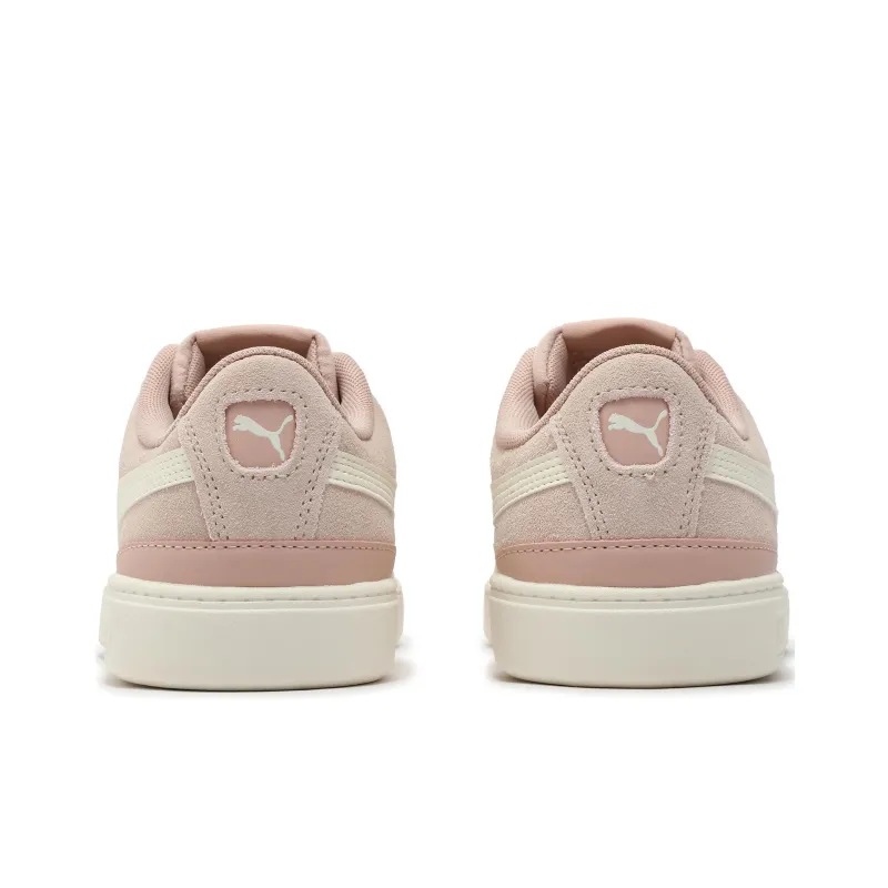 PUMA Vikky V3 Anti Slip Wear Resistant Low Top Skateboard Shoes Women's Rose Pink White-3