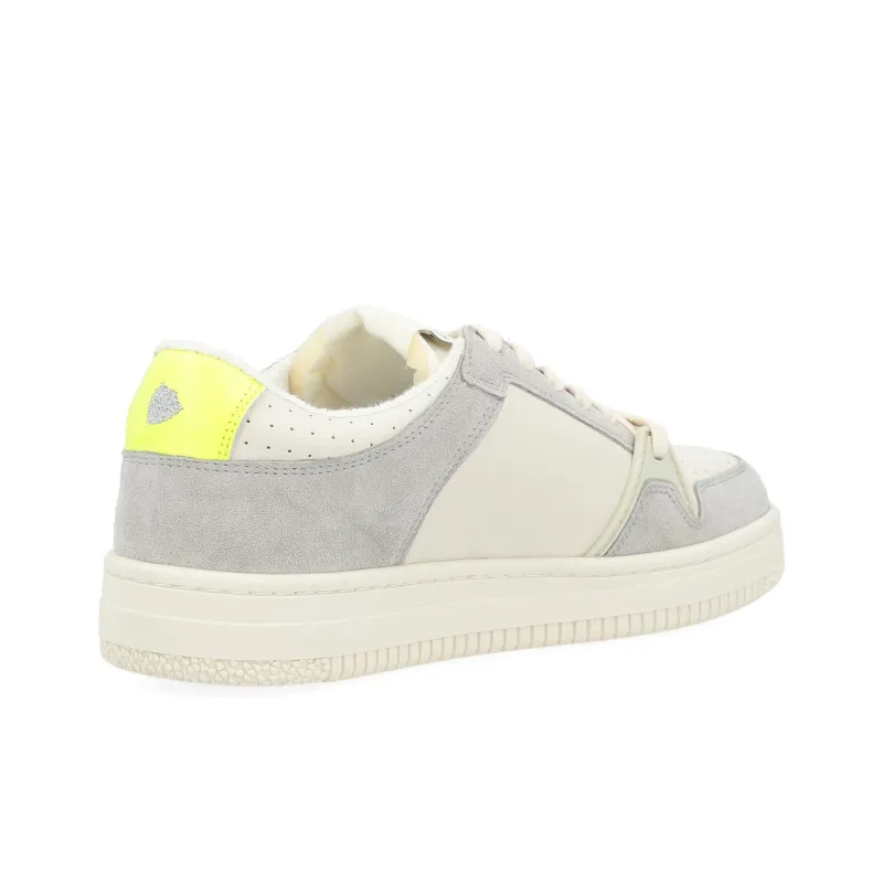 PHILIPPE MODEL La Grande Slip Resistant Low Top Skateboard Shoes Men's Beige Gray-1