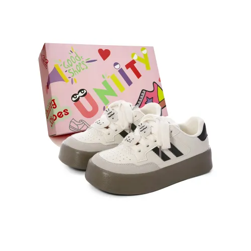 UNIITY Anti Slip Wear Resistant Lightweight Breathable Height Increasing Low Top Skateboard Shoes Women's