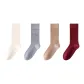 ② Fall Winter Thermal Socks Combination (Milk White+Light Gray+Khaki+Ancora Red) Containing Wool