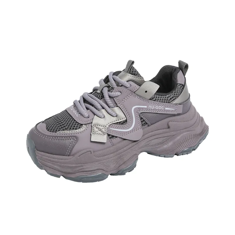 BINGO DUCK Coverage, Breathable, Height Increasing Mid Top Chunky Sneakers Women's-0