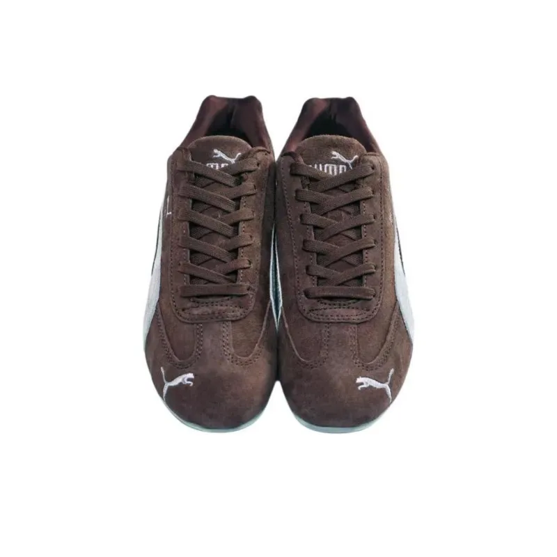 PUMA Speedcat Anti Slip Wear Resistant Low Top Casual Shoes Unisex Brown-1