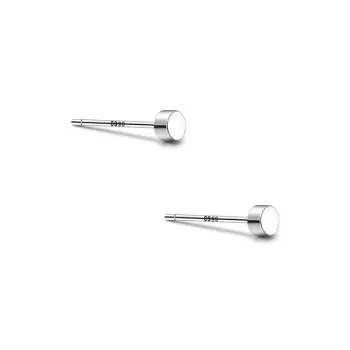 EAR PARTNER 999 Fine Silver Stud Earrings Unisex