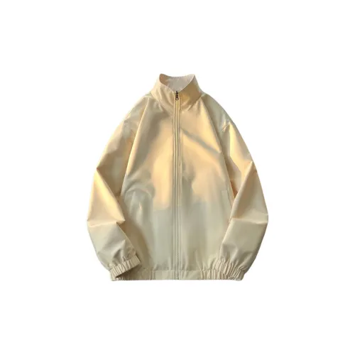 MIIOW Trend Party Series Jackets Coats Unisex Light Yellow