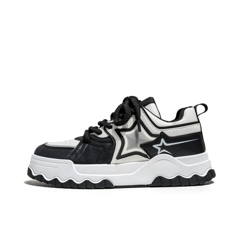 ΛOLUNKΛ Abrasion Resistant Low Top Skateboard Shoes Men's-0