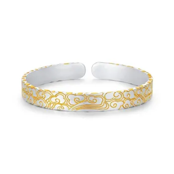 Asia Star 999 Fine Silver Bangles Women's