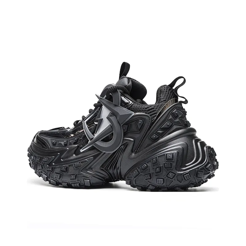 MVA Non slip Wear resistant Impact resistant Low Top Chunky Sneakers Unisex-3