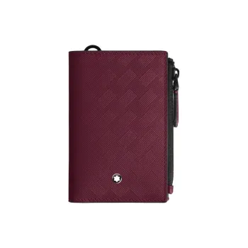 MONTBLANC Extreme 3.0 Calfskin Wallet Mini Men's Blackcurrant Chestnut