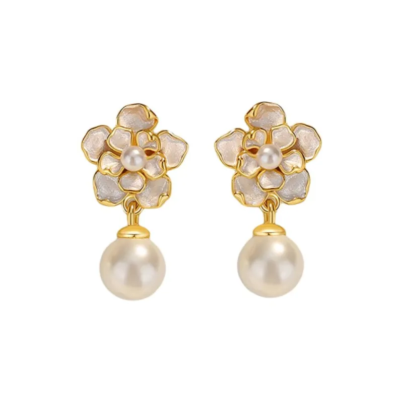YINGNIXINDONG 925 Sterling Silver Stud Earrings Women's-22