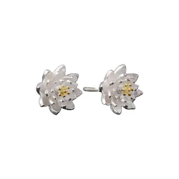 JINLUWANG S925 Silver Stud Earrings Women's