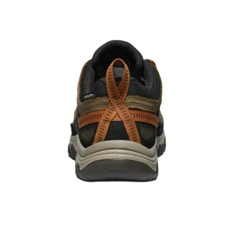 KEEN Targhee 4 Anti Slip Wear Resistant Low Top Hiking Shoes Men's Brown Black-3