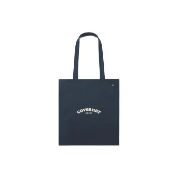 COVERNAT Cotton Tote Bag, Shopping Bag, Handbag, Shoulder Bag Women's Marine Blue