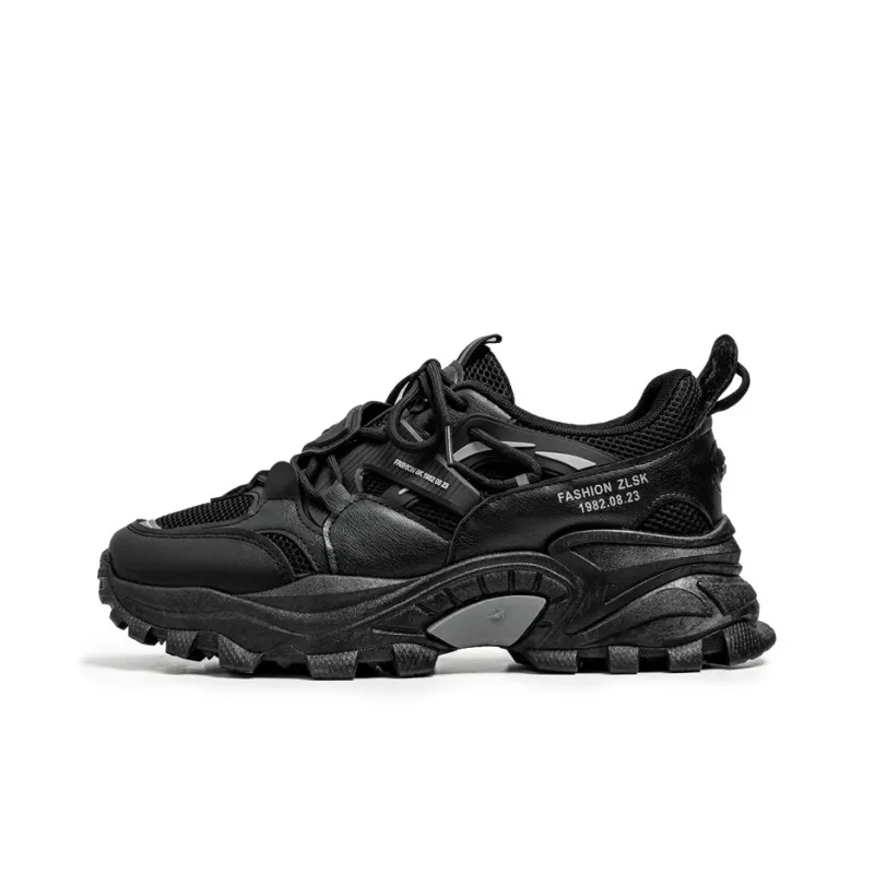 ΛOLUNKΛ Abrasion Resistant Low Top Chunky Sneakers Men's-0
