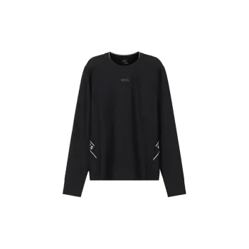 HUGO BOSS Long Sleeved T Shirt Men's Black