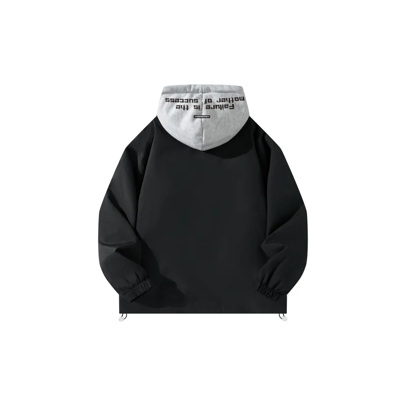 ROBINHOOD Jackets Coats Unisex Black Gray Color-1