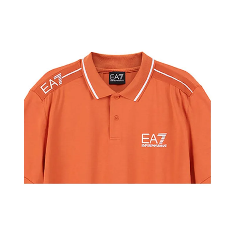 EMPORIO ARMANI Polo Shirts Men Orange-2
