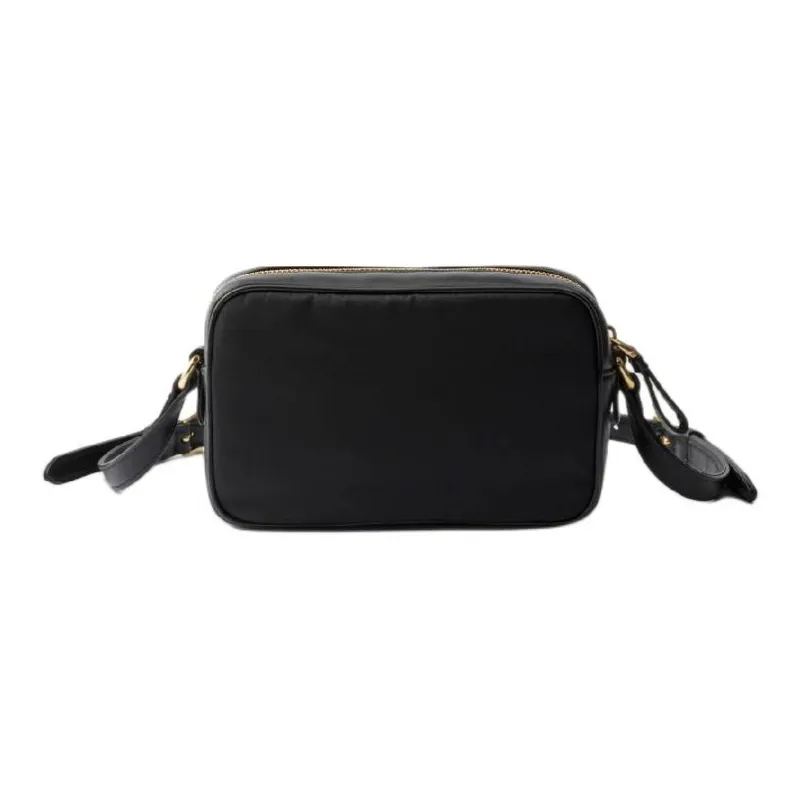 PRADA Nylon Crossbody Shoulder Bag Mini Women's Black-2