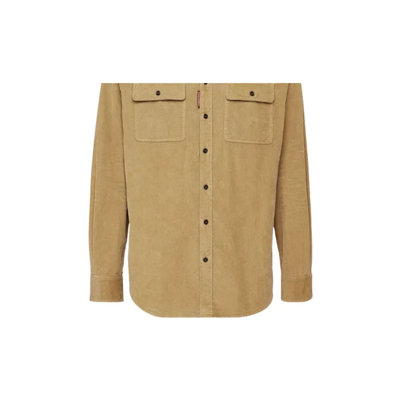 DSQUARED 2 Corduroy Long Sleeved Shirt-2