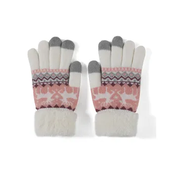 YUZHAOLIN Stretch Without Hand Fatigue Knit Gloves Women's