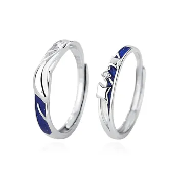 Chongqing Gold Store S925 Silver Rings Unisex