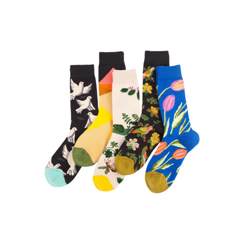 ALPLUME Mid Calf Socks Unisex Combo Set-8