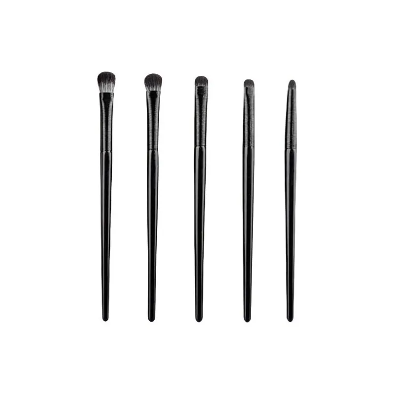 A Few More Cute Black Makeup Brushes Highlighter Detail Brush Knife Edge Eyeliner And Resting Snake Brush-6