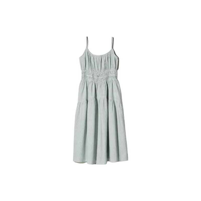 UNIQLO Slip Dress Women's Green-1