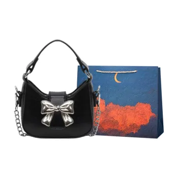Elsvet PU One Shoulder Handbag Regular Women's Red/Beige/Silver/Pink/Black