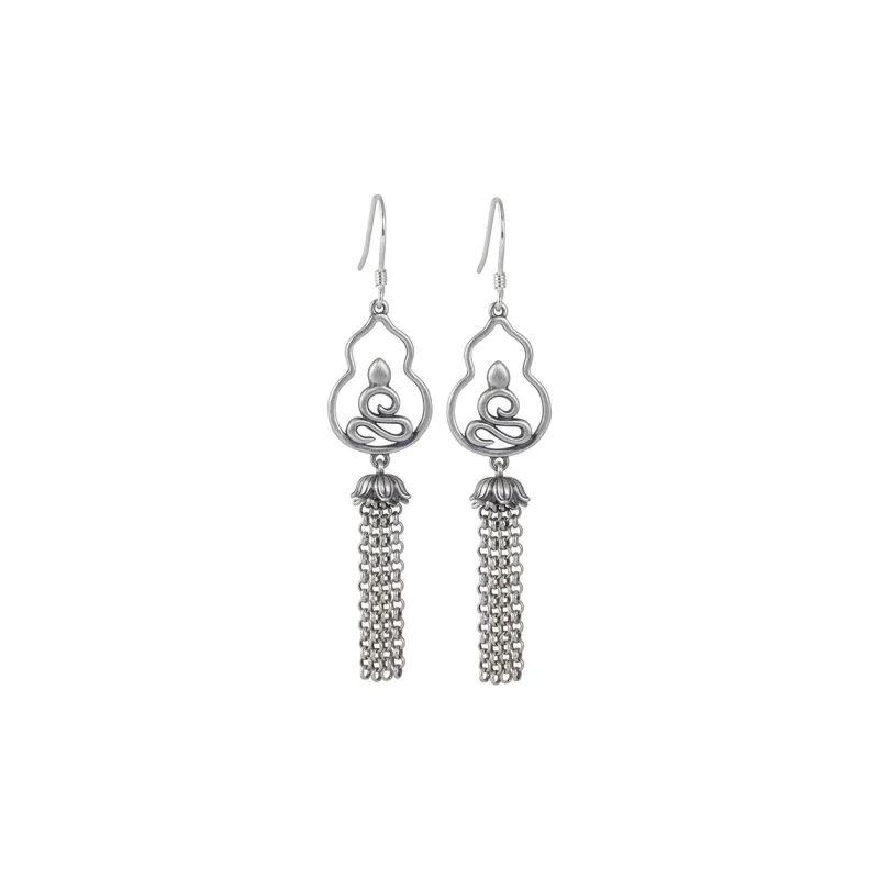 JINLUWANG S925 Silver Earrings Women's-0