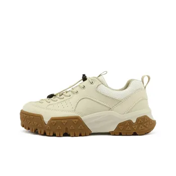 UBZ Abrasion Resistant Low Top Hiking Shoes Women's Moon White