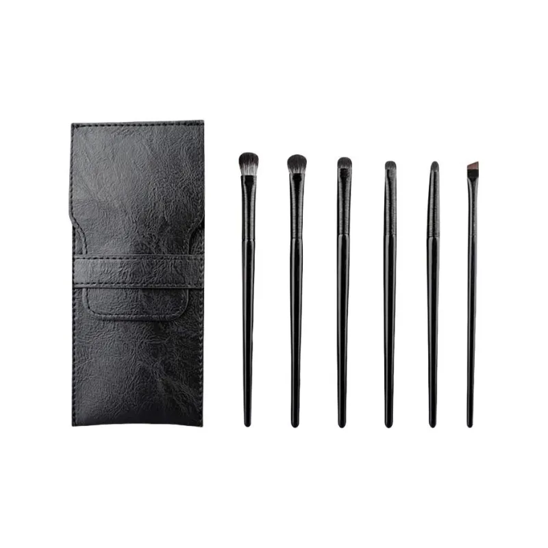 A Few More Cute Black Makeup Brushes Highlighter Detail Brush Knife Edge Eyeliner And Resting Snake Brush-14