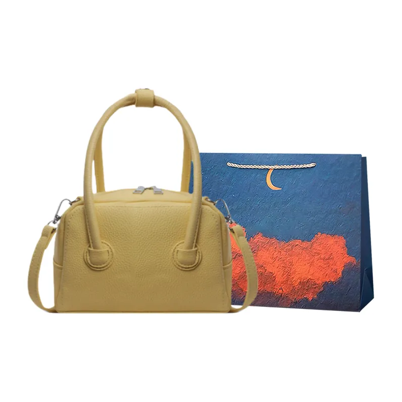 Elsvet PU Crossbody Handbag Regular Women's White/Sky Blue/Yellow/Black/Pink-10
