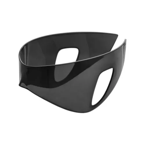 Balenciaga Injection Molded Polyamide Nylon Irregular Shape Sunglasses Women's Black