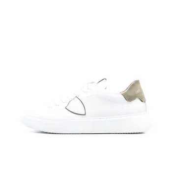 PHILIPPE MODEL Temple Slip Resistant Low Top Skateboard Shoes Men's White