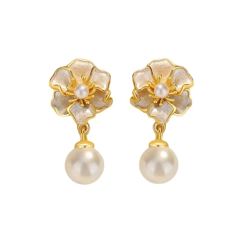 YINGNIXINDONG 925 Sterling Silver Stud Earrings Women's-12
