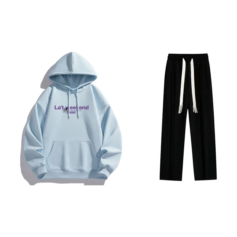 LA'T.WEEKEND Sweatshirt Set Unisex-29