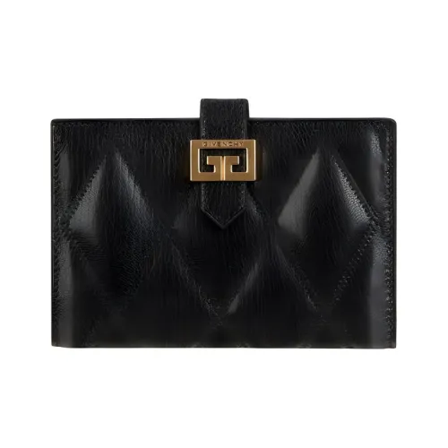 GIVENCHY Givenchy Bag Collection Sheepskin Ticket Clip Wallet Women's Black