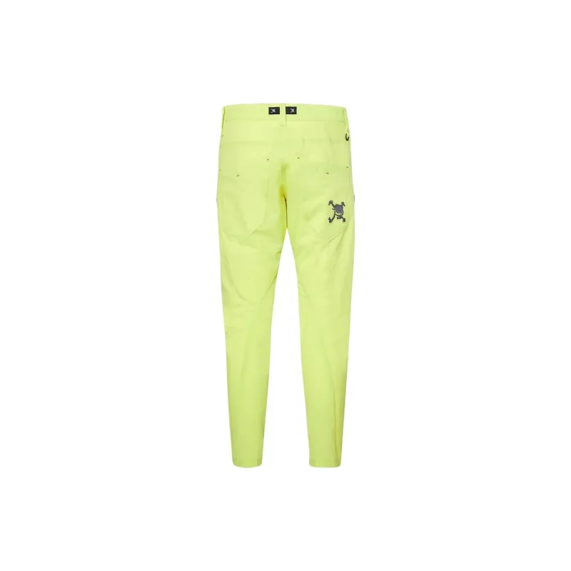 Oakley Skull Origin Tapered Casual Pants Unisex Yellow-1