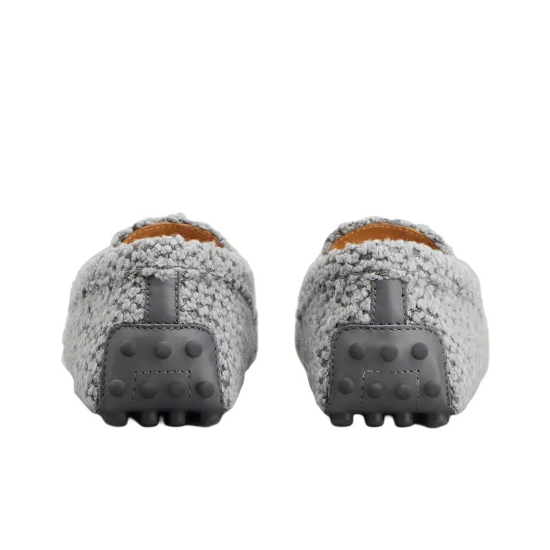 TOD'S Beanie Shoes Women's Gray White-3
