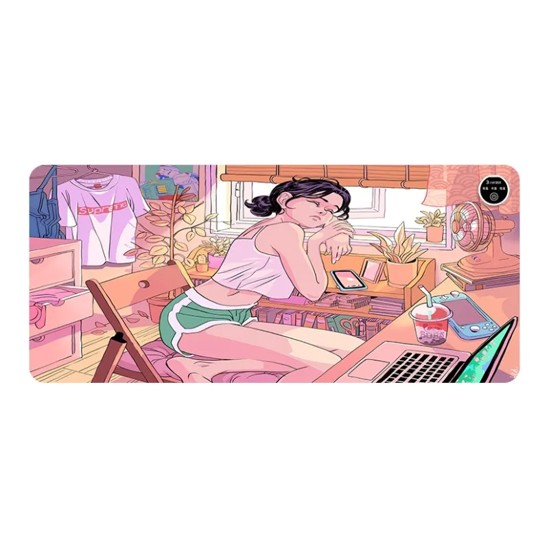 ZHUANGXINGXIA Extra Large Heating Desk MYX 2111-2120 For Students Dormitory Office Writing Mouse Pads-24