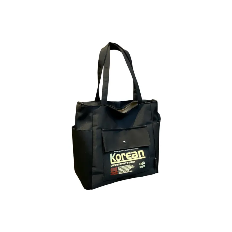 ADOONGA Canvas Shoulder Bag Regular Unisex Multicolor-8